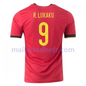 Maillot de Foot Belgique Romelu Lukaku 9 Domicile UEFA EURO 2020